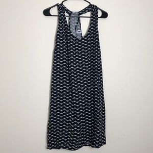Old Navy racerback sundress black and white